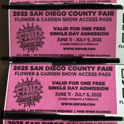 San Diego County Fair Tickets 2025 (4 Pk)