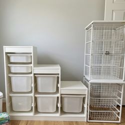 IKEA Storage Bundle - TROFAST & (8) JONAXEL Baskets (Lake Forest Park)