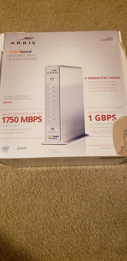 Arris Surfboard Internet WIFI &Voice Modem