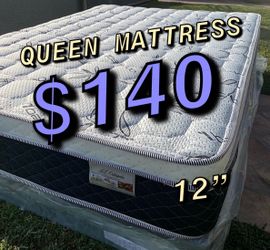 New queen mattress only $140