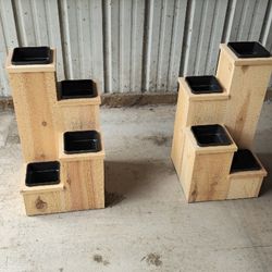 4-Tier Cedar Flower / Planter Boxes
