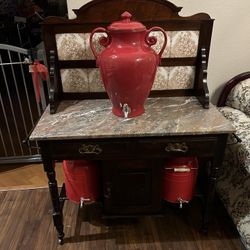 Wash Stand Table I Use It As A Buffet Table 