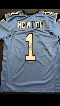 Cam Newton AUTOGRAPHED Jersey w/COA