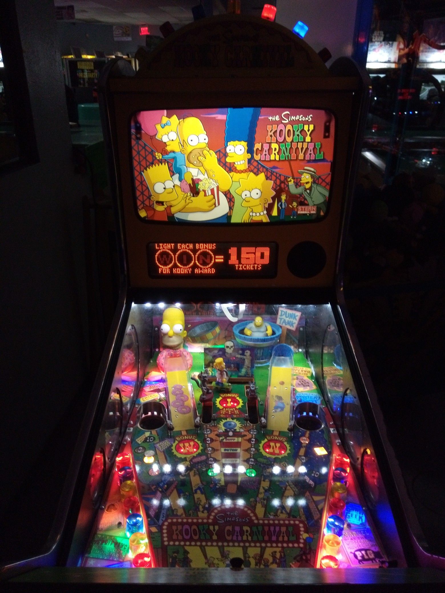 The Simpsons Kooky Carnival Arcade