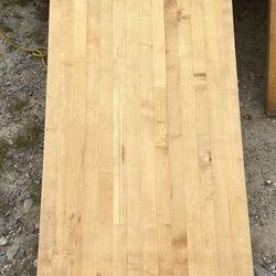 Bailey Block Co Oak Table/Bench Top 80”L X 25”W X 1 1/2”T