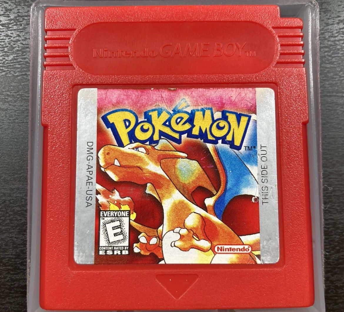 Pokemon Red Version Nintendo Game Boy 1998 AUTHENTIC