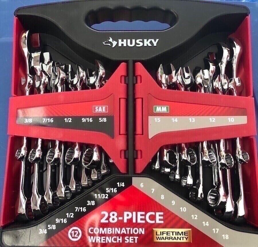 Husky 28-piece combination wrench set(new)