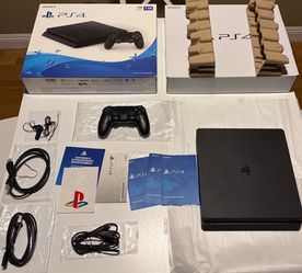 PS4 PlayStation 4 Slim 1TB Console Bundle Complete in Box MINT CONDITION