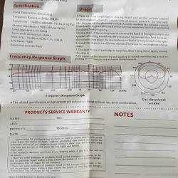 Brand new in box Broadcasting recording microphone