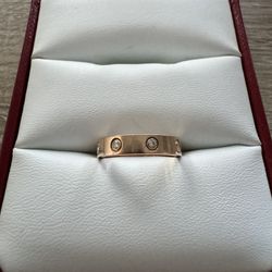 Cartier Rose Gold Love Ring