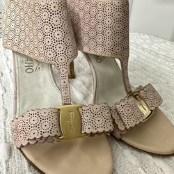 Salvatore Ferragamo Pink Leather Heels