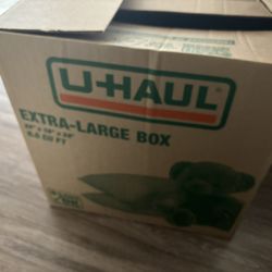 2 U - Haul Box Extra Large - $2 