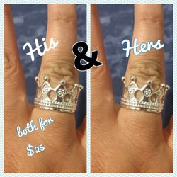 Brand new crown rings