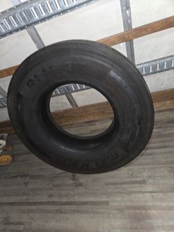 11r 22.5 Steer Tire - Single Almost New