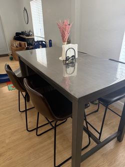 Dining table with 4 chairs