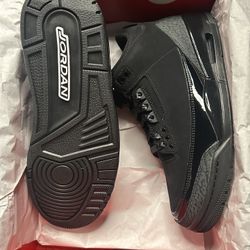 Jordan 3 Black Cat Size 8.5 New
