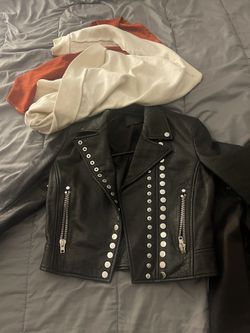 Alexander Wang Leather Jacket Black