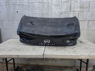Trunk q60 infiniti 2017 2018 2019 2020 2021 2022