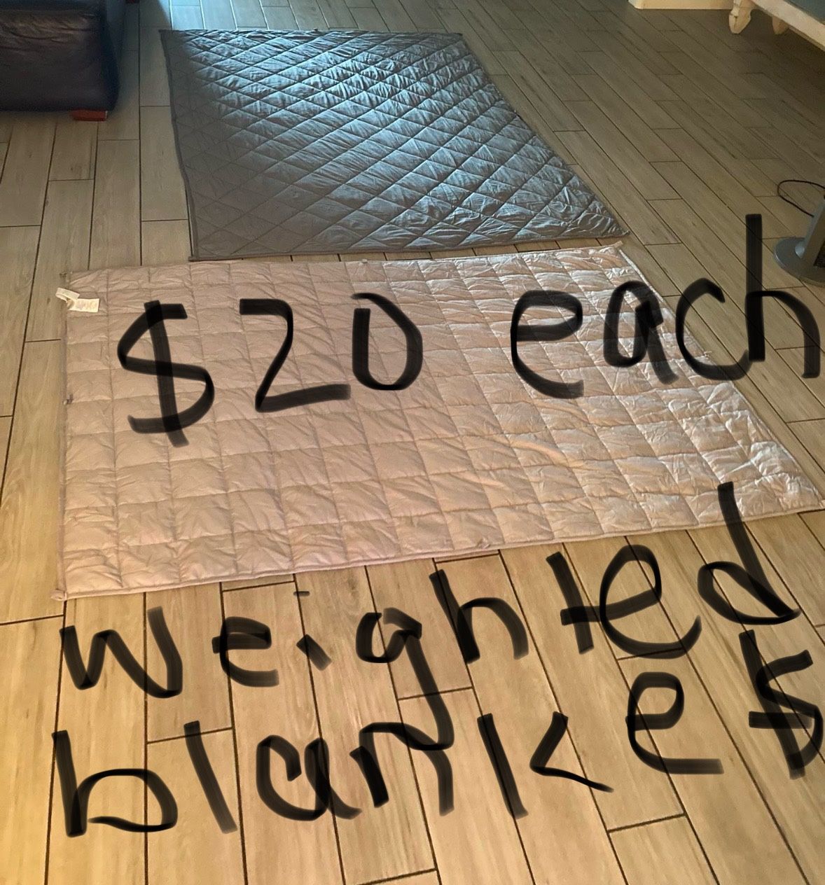 2 New Weighted Blankets