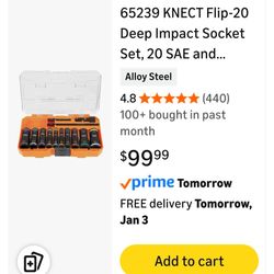 Brand New. Klein Flip Socket Set. 