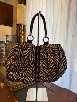 Bebe Zebra Print Purse