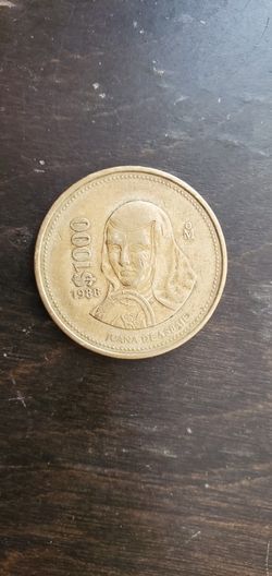 1986 Juana De Asabaje Coin