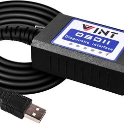 OBD2 Adapter FORSCans VINT-TT55502 ELMconfig ELM327 Modified VINTscan for All Windows Compatible with Ford Cars F150 F250 and Light Pickup Truck Scan 