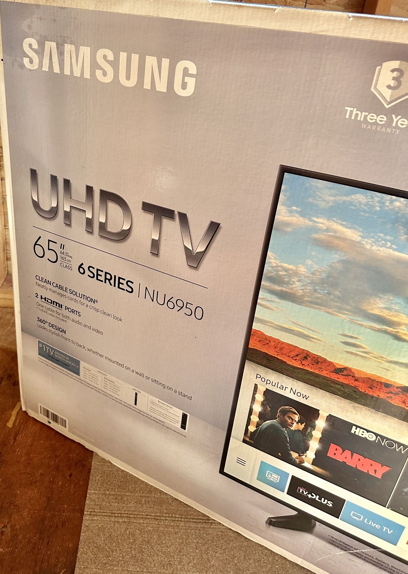 65”TV CLASS 6 SERIES NU6950