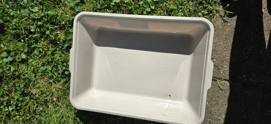 Large Plastic Storage Bin No Lid