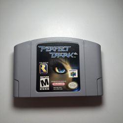 Nintendo 64 game perfect dark 