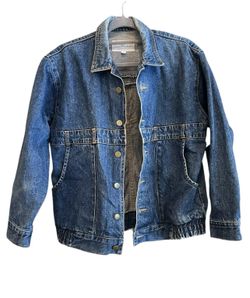 Sergio Valente Womens Vintage 1980’s Jean Denim Jacket Medium Back Pockets