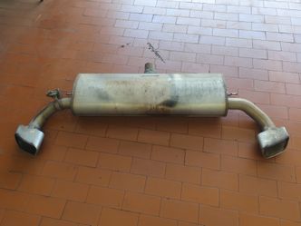 F15 N55 BMW muffler.