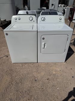 AMANA WASHER AND DRYER