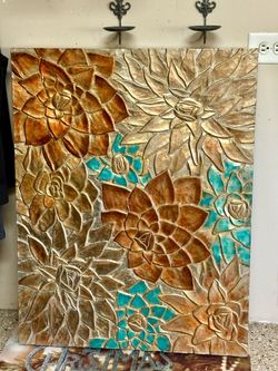 Gorgeous Pier 1 Textured Wall Art 36x28