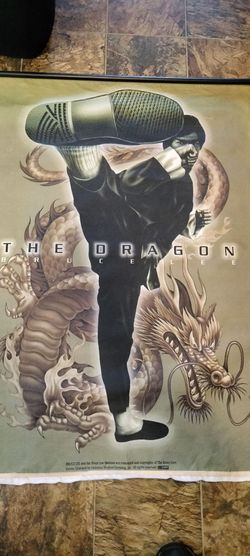 Bruce Lee banner poster