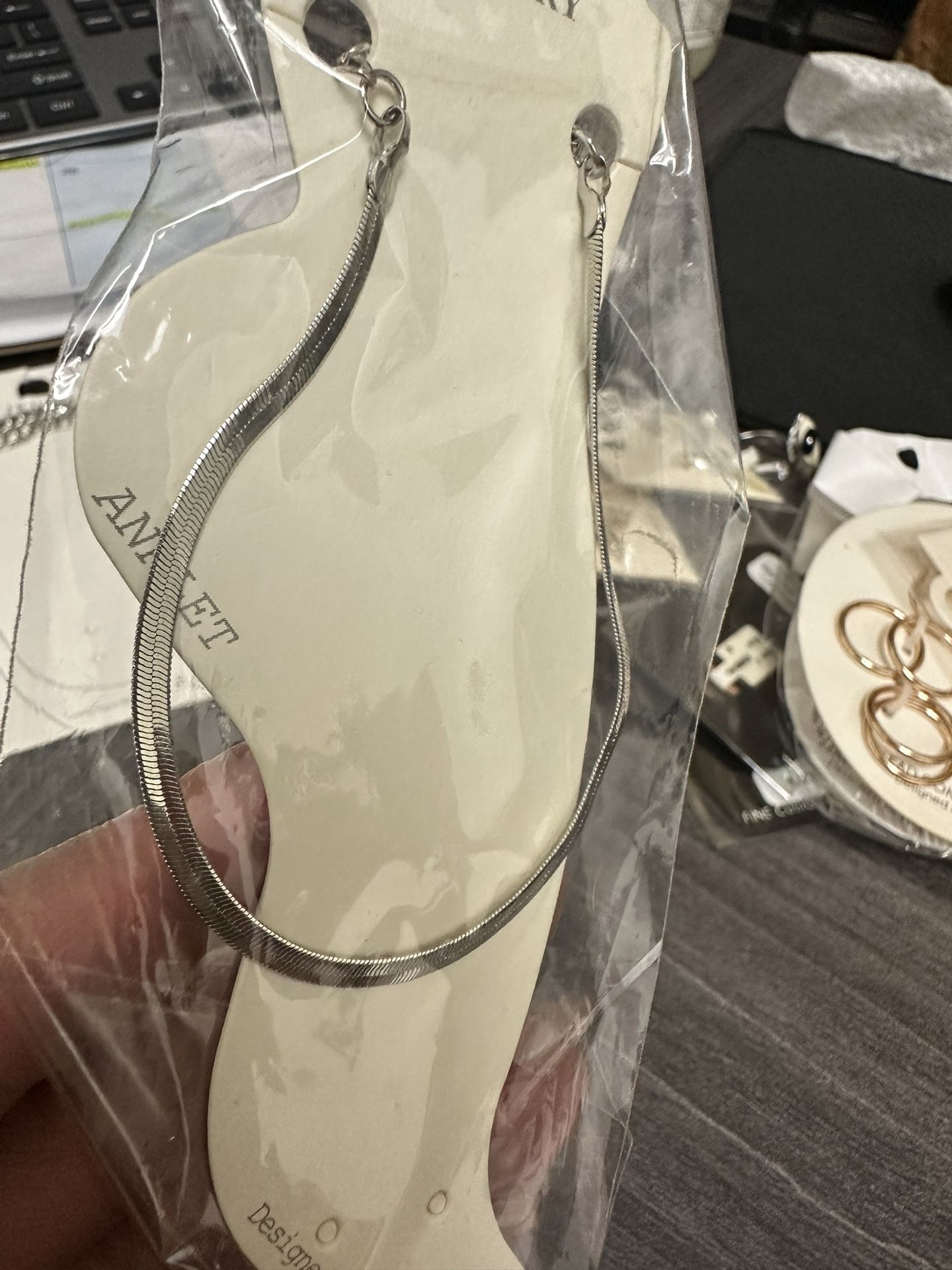 Silver Anklet Fashion Jewelry