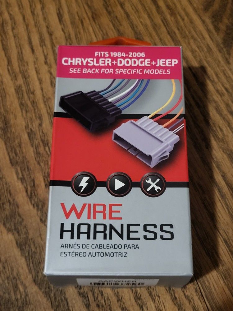 Chrysler Dodge Jeep Stereo Wire Harness 84-06