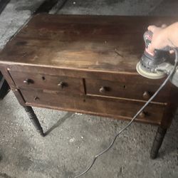 Vintage Sideboard Table Up Cycled