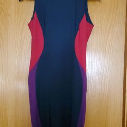 French Connection color block dress sz 4