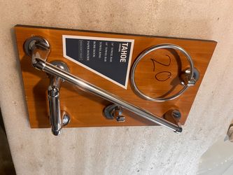 Bathroom towel bar sets