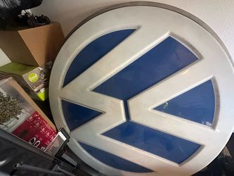 VW lollipop sign 6ft OG