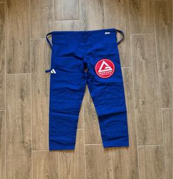 PRO LITE COMP KIMONO PANTS BY ADIDAS - BLUE (Gracie Barra Edition)
