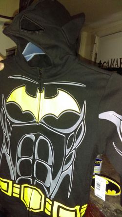 Kids Medium BATMAN Costume Hoodie-Mask