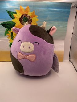 NWT Squishmallow Squishmallow: Alexie The  Cow Easter...