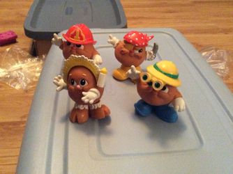 Vintage happy meal potato head toys set of 4