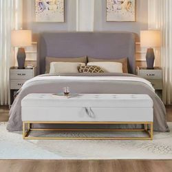 58” Storage Ottoman Bench