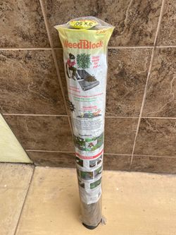 50' Weed Block Landscape Garden Fabric Weed Control Lawn Care by Easy Gardener