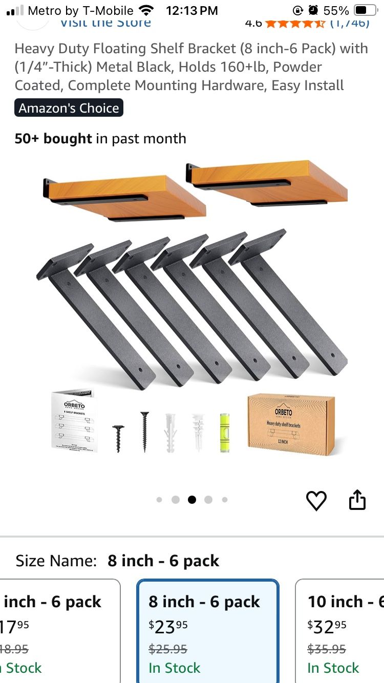 Heavy Duty Shelf Bracket 
