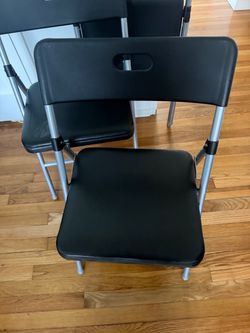 Cosco Folder chairs Black with padded seat