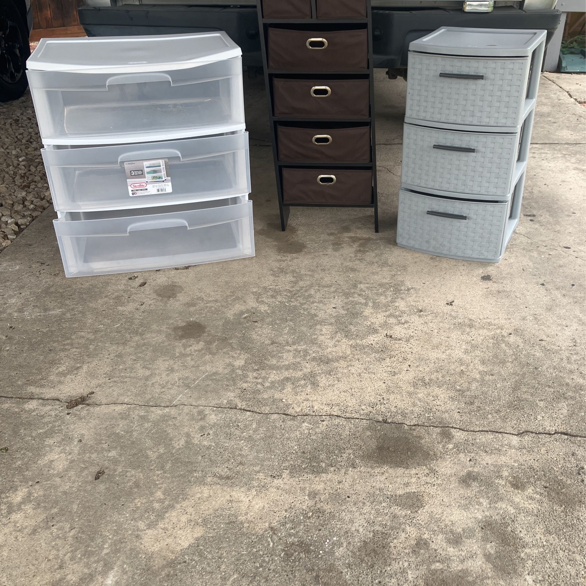 Storage Containers-Set Of 3 -$25
